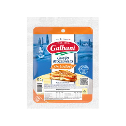 10000019 -QUEIJO MUSSARELA FATIADO ZERO LACTOSE GALBANI 28X130G