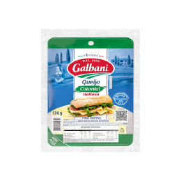 10000020 -QUEIJO FATIADO COLONIAL GALBANI 28X130G