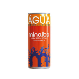 12000011 –  AGUA MINERAL C GAS LATA 12X310ML MINALBA