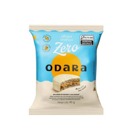 13000009 -ALFAJOR CHOCOLATE BRANCO ZERO ODARA 12X45G