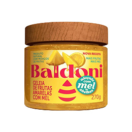 28000001 -GELEIA FRUTAS AMARELAS POTE BALDONI 12X270G