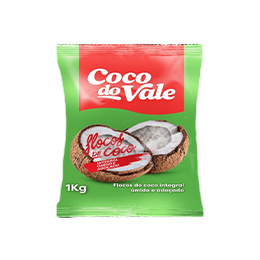 29000010 – FLOCOS DE COCO INTEGRAL UMIDO E ADOÇADO COCO DO VALE 10X1KG