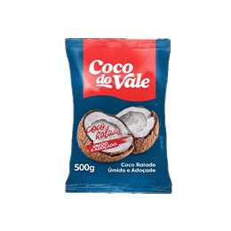 29000012 – COCO RALADO UMIDO E ADOÇADO COCO DO VALE 6X500G