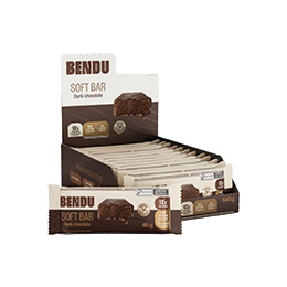 30000007 – SOFT BAR CHOCOLATE DARK BENDU 12X45G