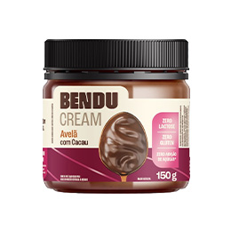 30000024 – CREME DE AVELA COM CACAU BENDU 12X150G