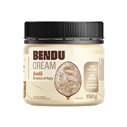 30000025 – CREME DE AVELA BOMBOM BRANCO BENDU 12X150G