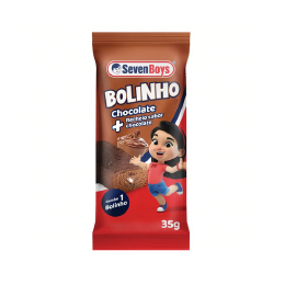 3000047-BOLINHO CHOCOLATE RECHEIO CHOC SEVEN 18X35G