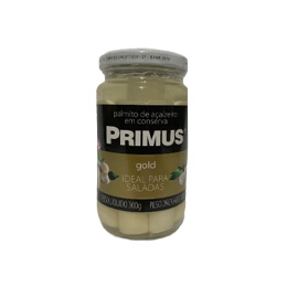 31000004 -PALMITO DE AÇAI INTEIRO EM CONSERVA POTE PRIMUS GOLD 24X180G