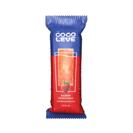 516 – GELO COCO LEVE SABOR MORANGO 30X190G  –